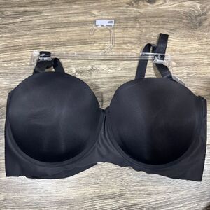 Kiss & Tell Strapless Bra Women's Black Multi-Way Underwired Padded NWT